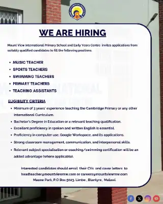 Music teachers, Sports teachers, Swimming teachers, Primary teachers and Teaching assistants