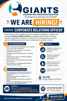 Corporate relations officer